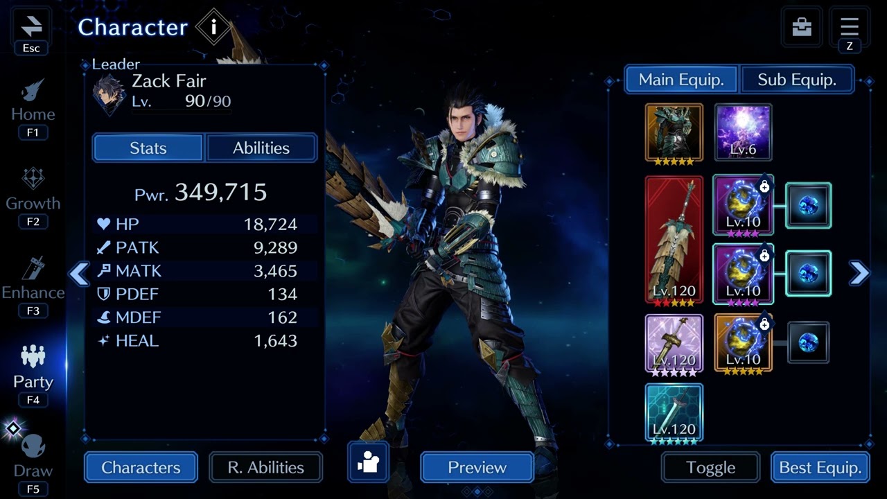 8K How To Increase Max Power Guide F2P Final Fantasy VII Ever Crisis