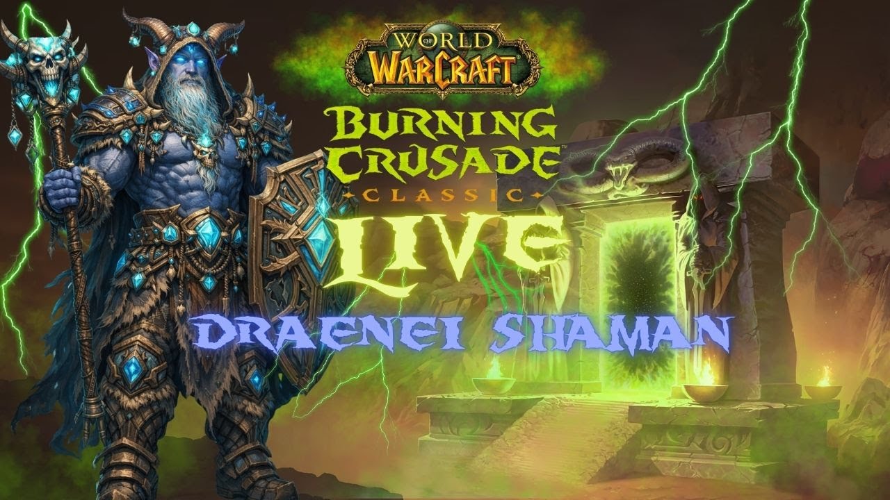 World of Warcraft Classic BC Draenei Shaman Grinding