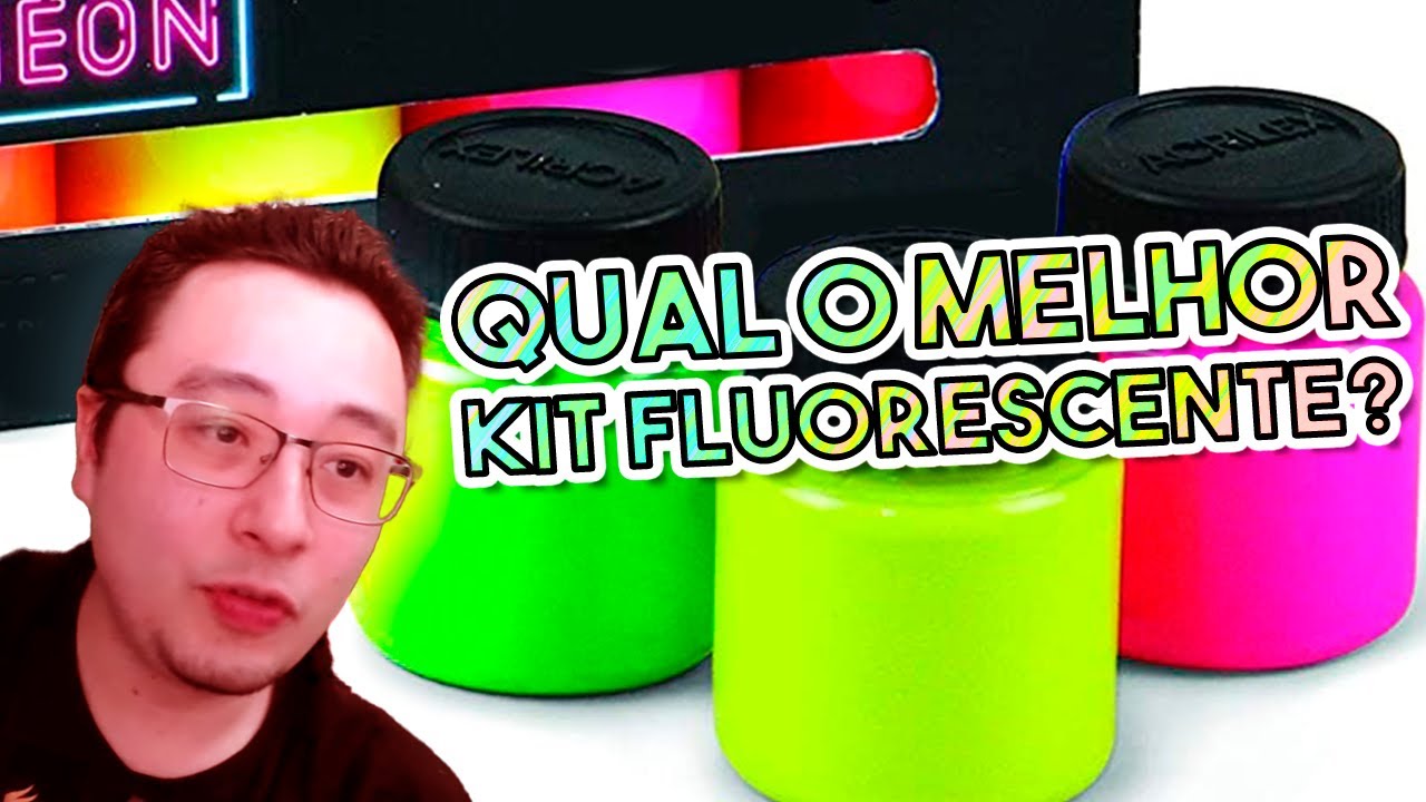 Qual o melhor kit de tintas NEON? - Cortes Pintando Miniaturas