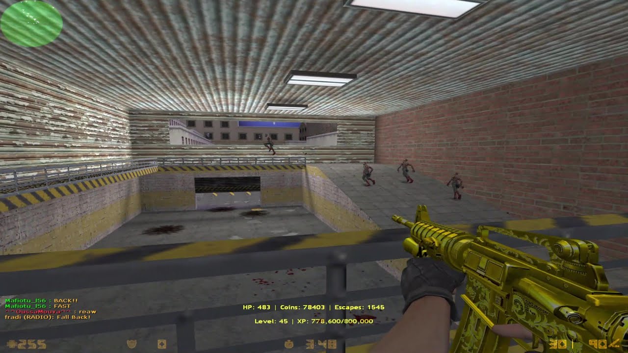 Cs 1.6 Zombie Plague Mgharba Gaming Zombie Escape | Multi-Jump x2 | FREE VIP zm_assault_escape2