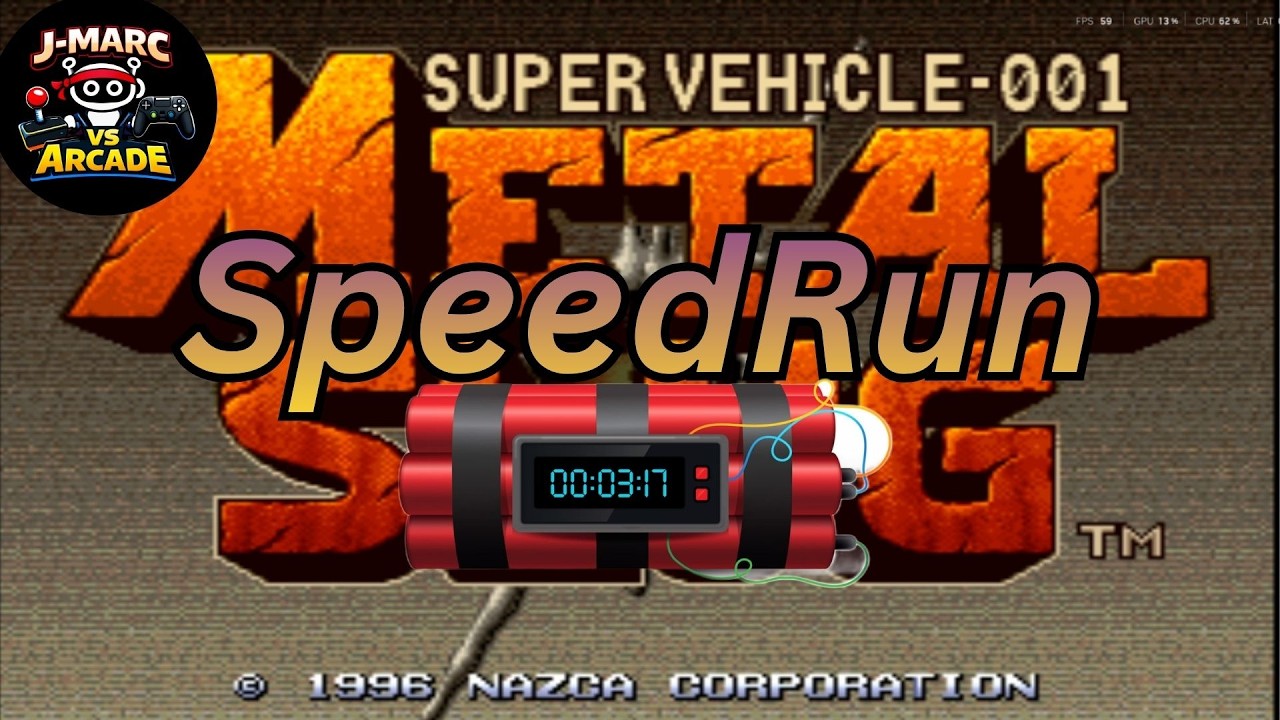 Metal Slug SPEEDRUN | Correndo Contra o Tempo! ⏱️