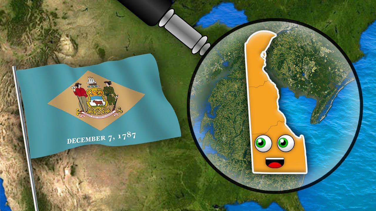 Delaware - Counties and Geography | 50 States of America