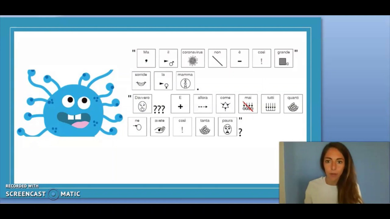 LETTURA CORONAVIRUS in CAA per bambini