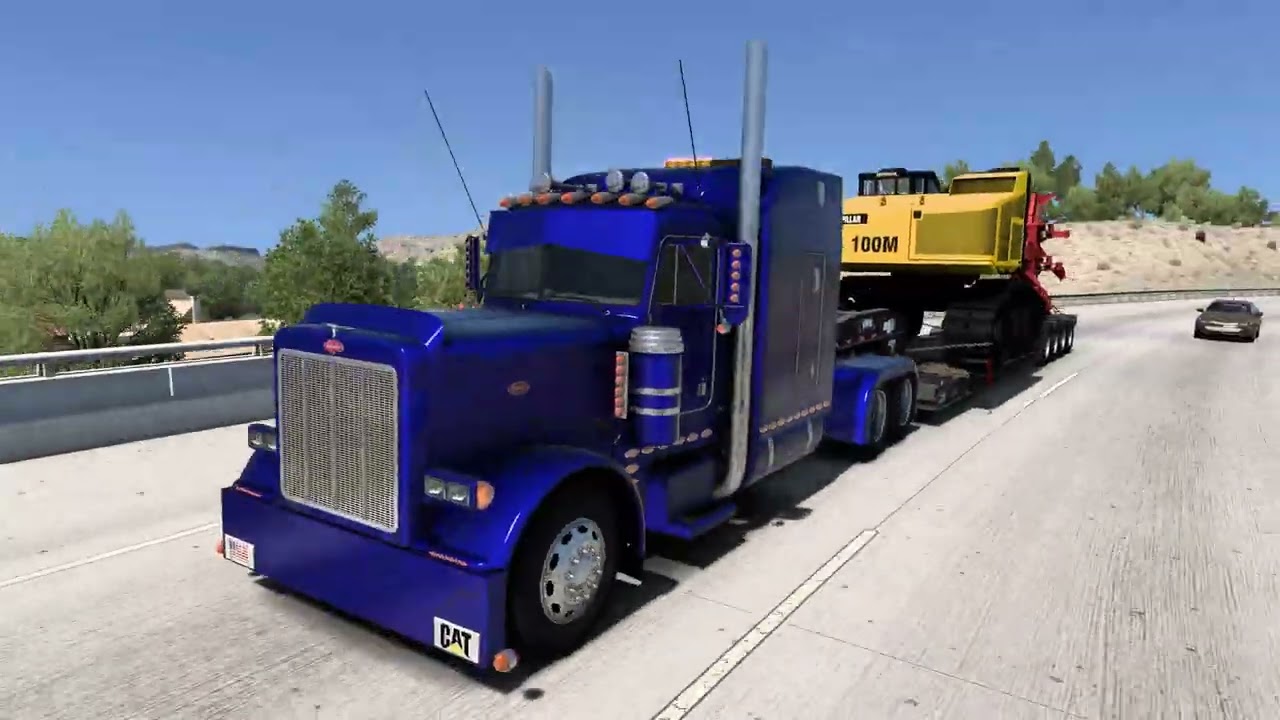 American Truck Simulator Caterpillar 551 Feller Buncher to Salt Lake City, Utah Part Two