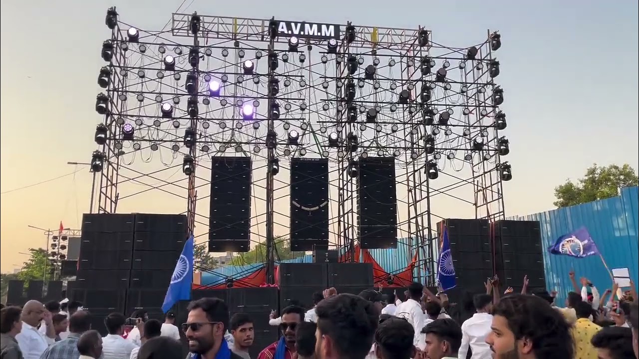 💙40X40 🔊ASCEND - PINTO ELECTRONICS💙AVMM GROUP BHIMJAYANTI VISHRANTWADI#festival #pinto #bhimjayanti