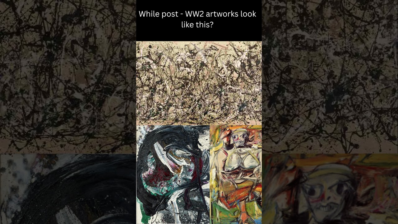 The change in art style (ww2) #ww2 #arthistory #memes