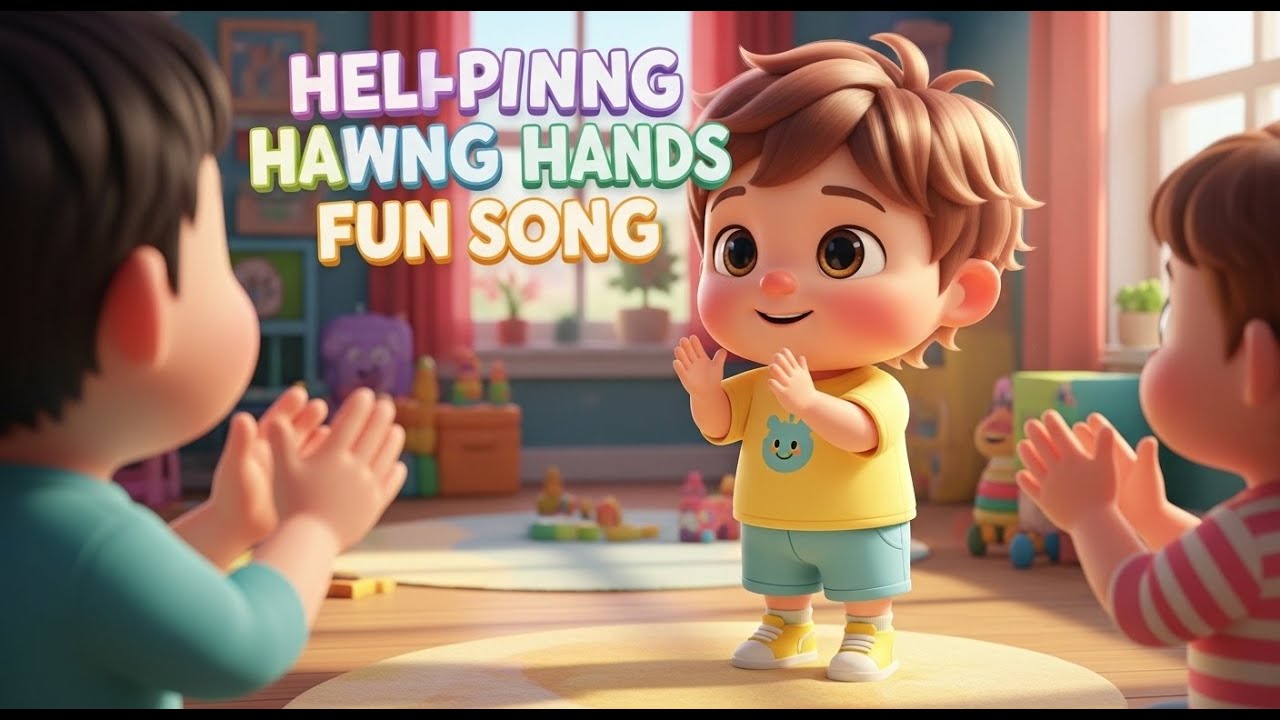 Helping Hands Fun Song – Nursery Rhyme, Kids Learning Song, and Fun Social Skills Play