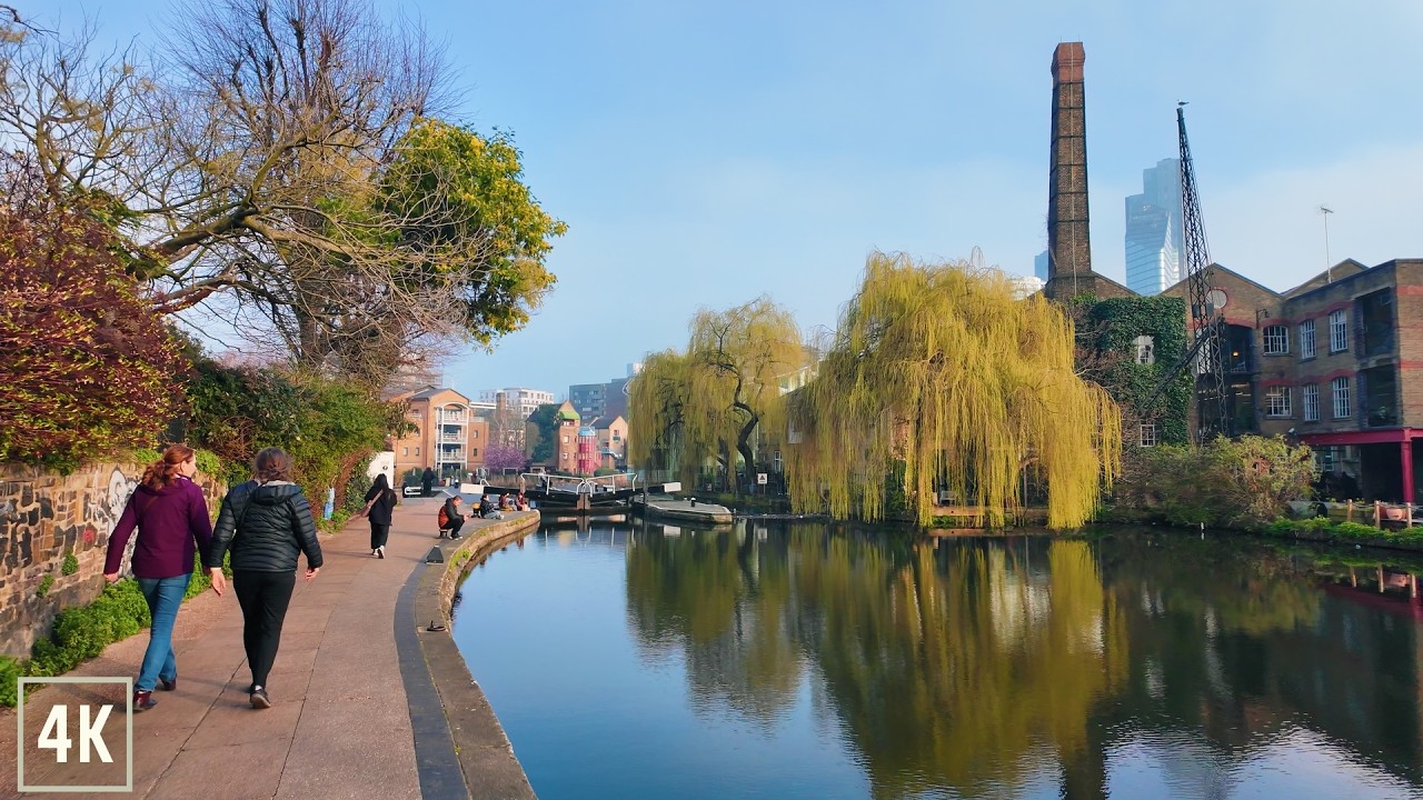London Walk | Angel to Victoria Park 4K