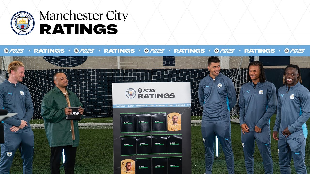 The #FC25 ratings are in for Man City 👀 Find out what KDB, Rodri, Doku & Ake think of them....