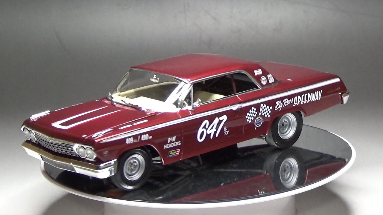 Revell 1/25 1962 CHEVROLET IMPALA SS HARDTOP 3'n 1 Unboxing FullBuild Step By Step