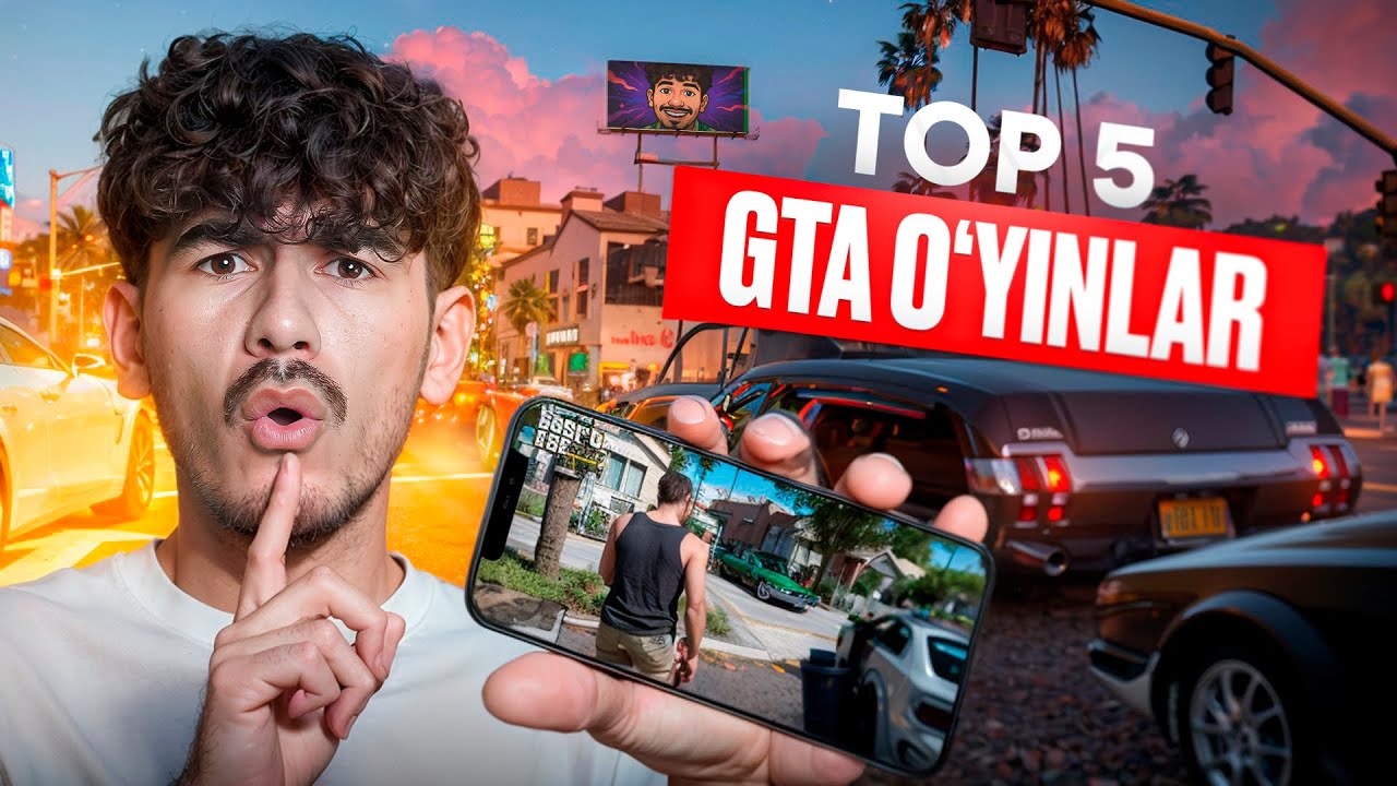 TOP 5 TELEFON UCHUN GTA O&rsquo;YINLAR O&rsquo;ZBEK TILIDA 