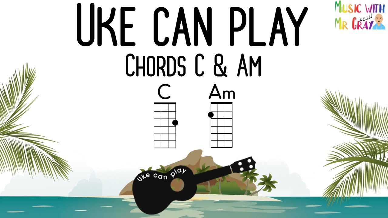 Uke can play - Chords C & Am | Ukulele chord play along