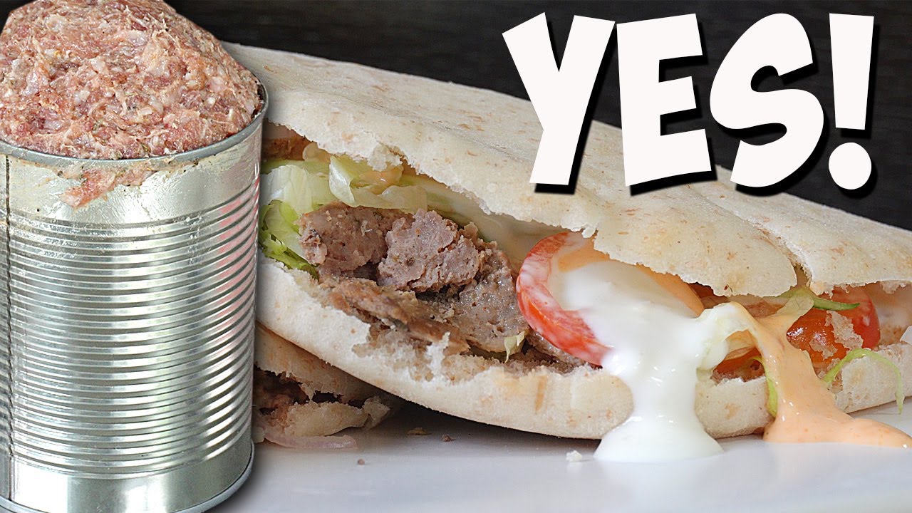 DONER – YES YOU CAN - Homemade Doner in a can - Gyros the easy way!