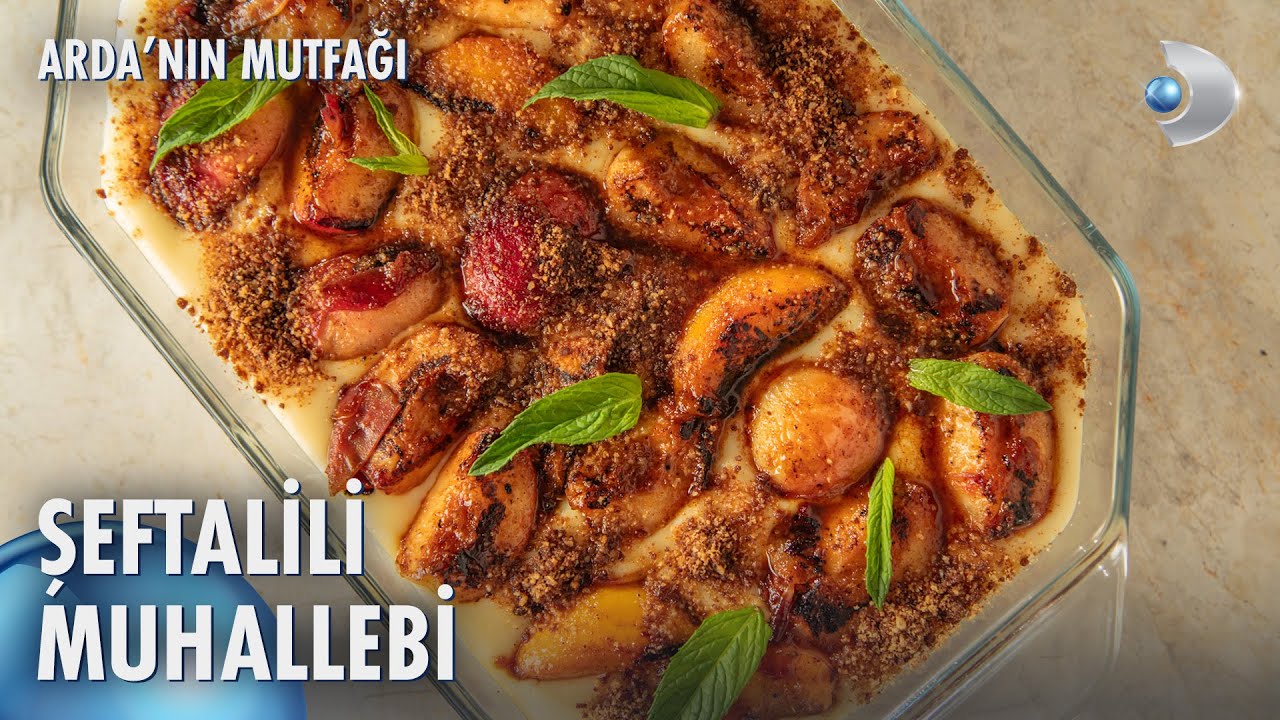 Şeftalili Muhallebi 😋 | Arda'nın Mutfağı 256. Bölüm