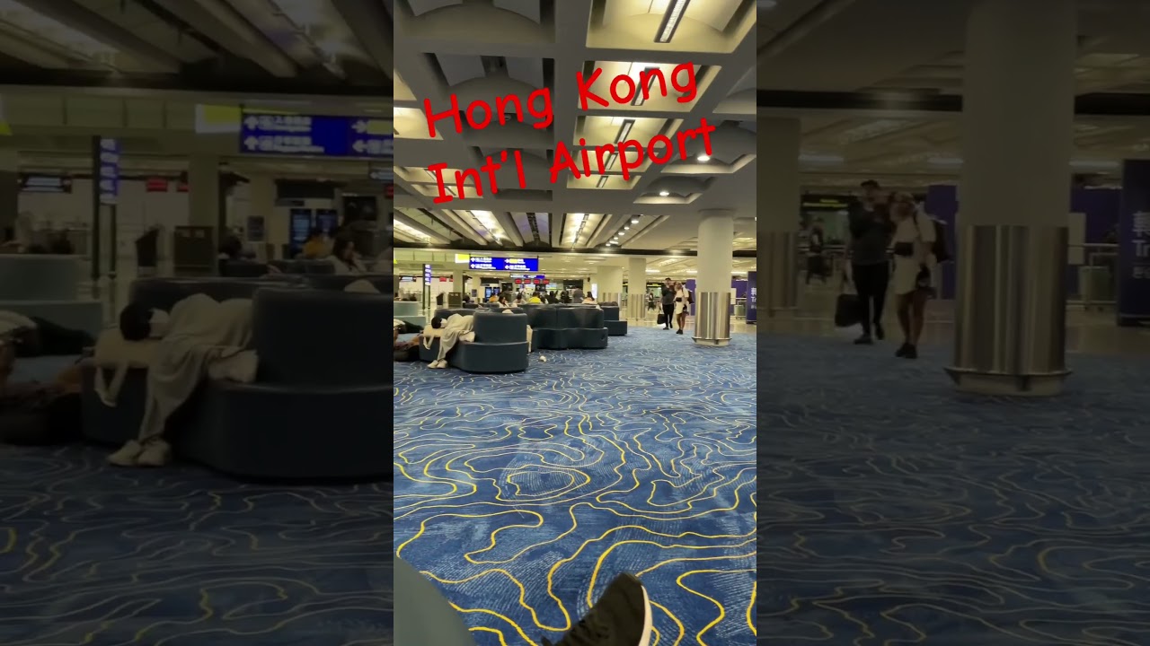 Long Overnight Layover #hk #flight #overnight #airport #travel #layover