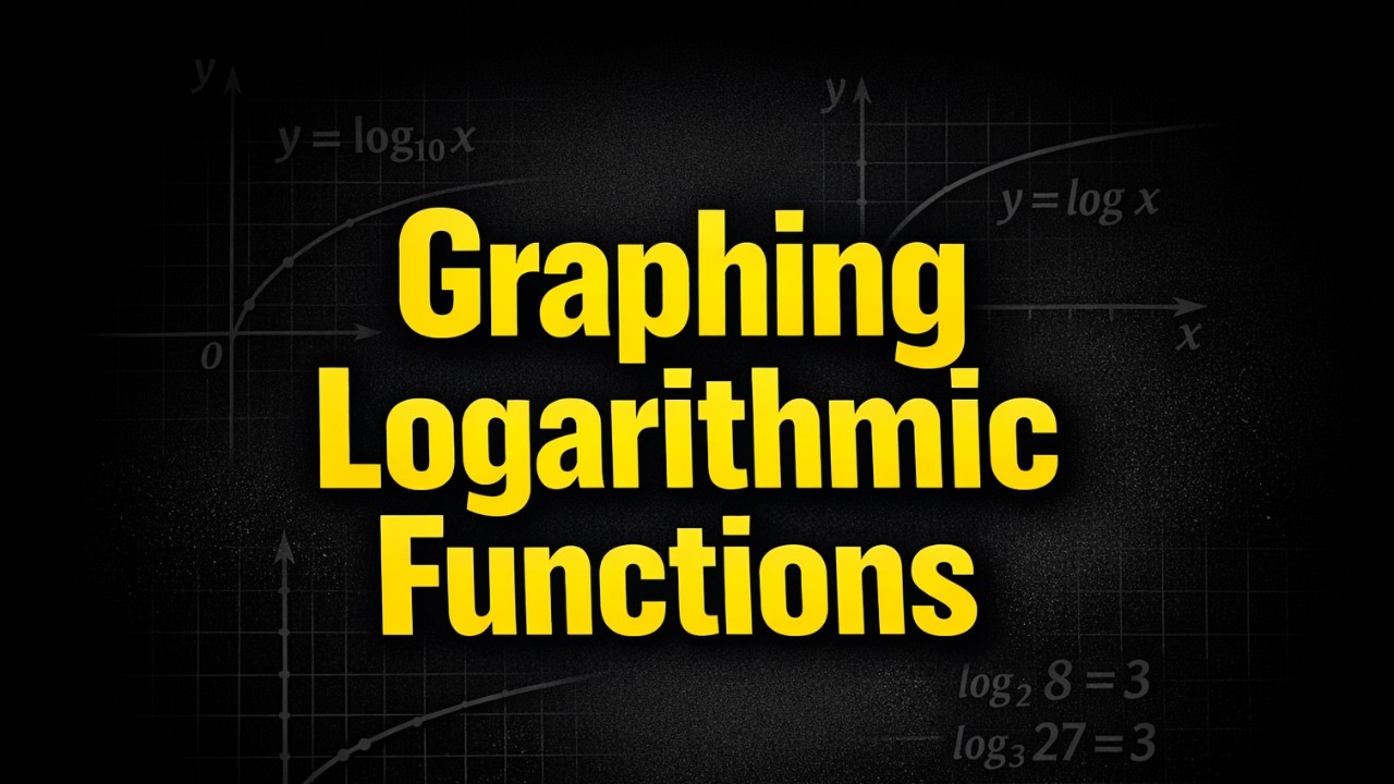 Graphing Logarithmic Functions and Transformations Made Easy
