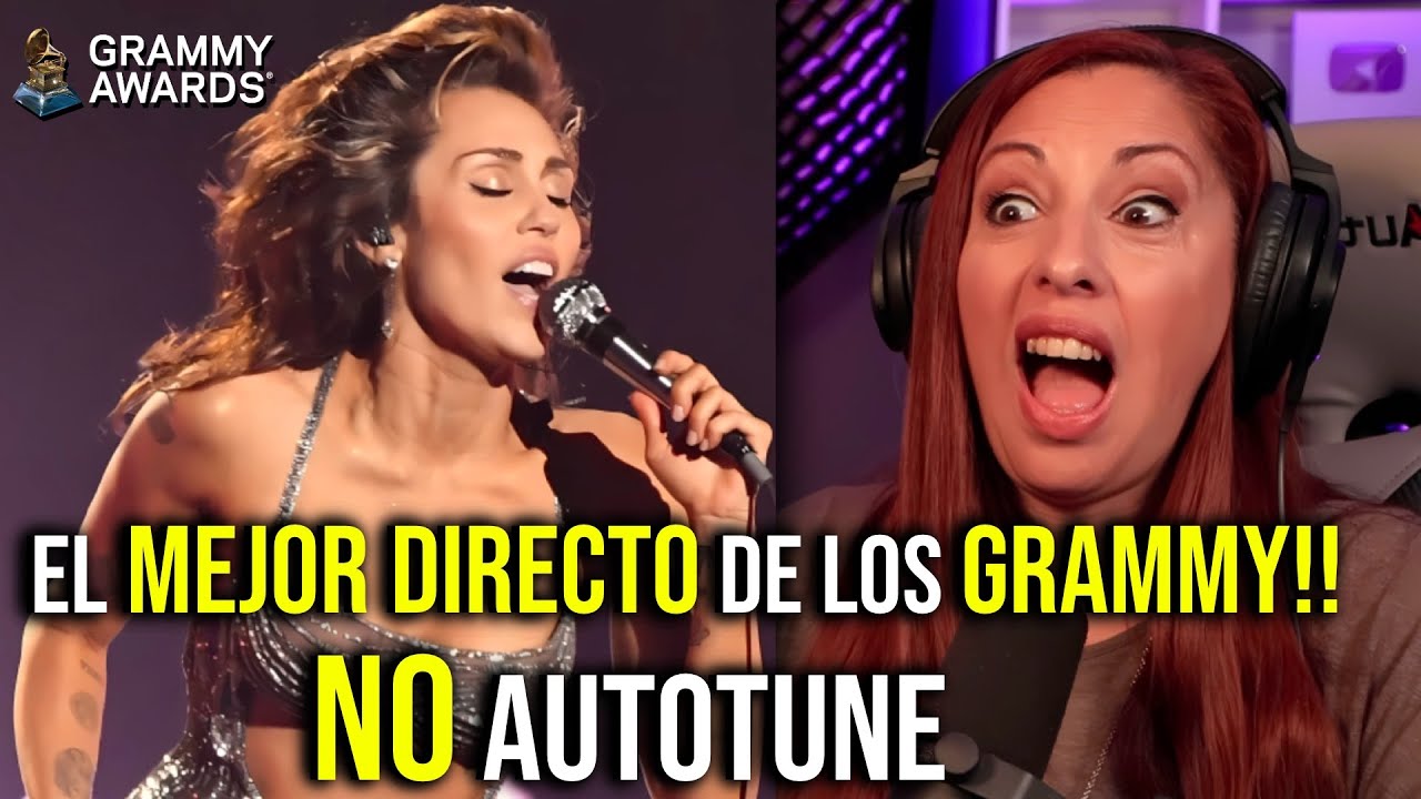 POR ESTO MILEY CYRUS GANÓ EL GRAMMY! ASÍ CANTA EN VIVO| VOCAL COACH reaction & Analysis