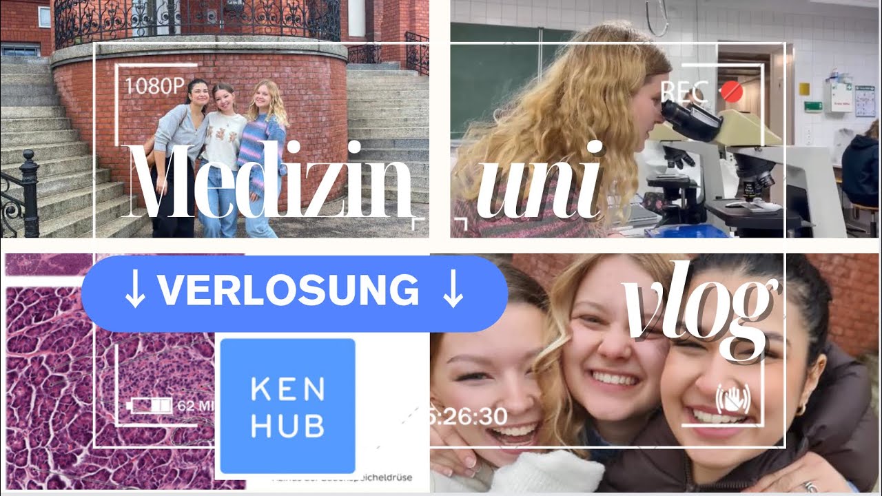 Anatomie Schein, Histo Testat und sehr viel Stress || Medizin Uni Vlog || Kenhub Verlosung💙🫀📚
