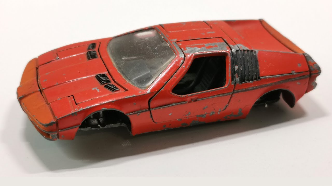 Реставрация Schuco прототипа BMW Turbo 1972 года. Литая модель игрушки.