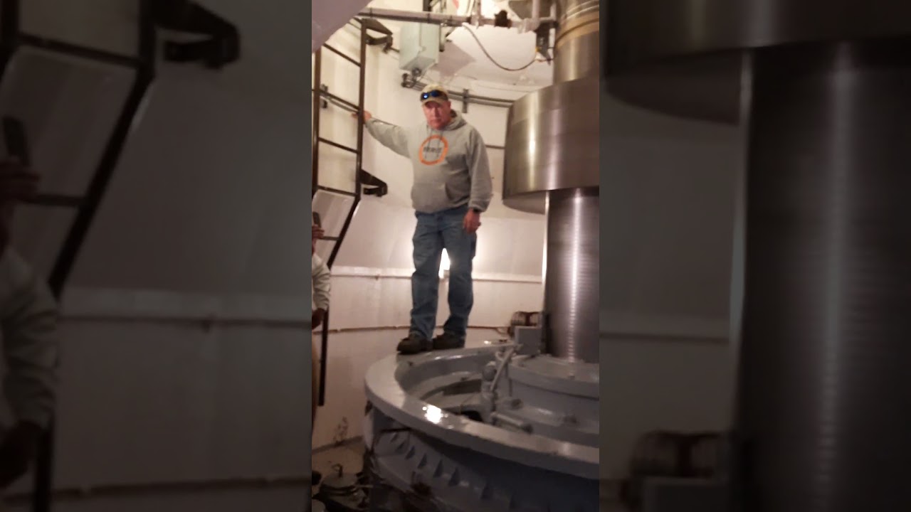 Hydro Power Plant: Hydro Generator and Turbine in Operation