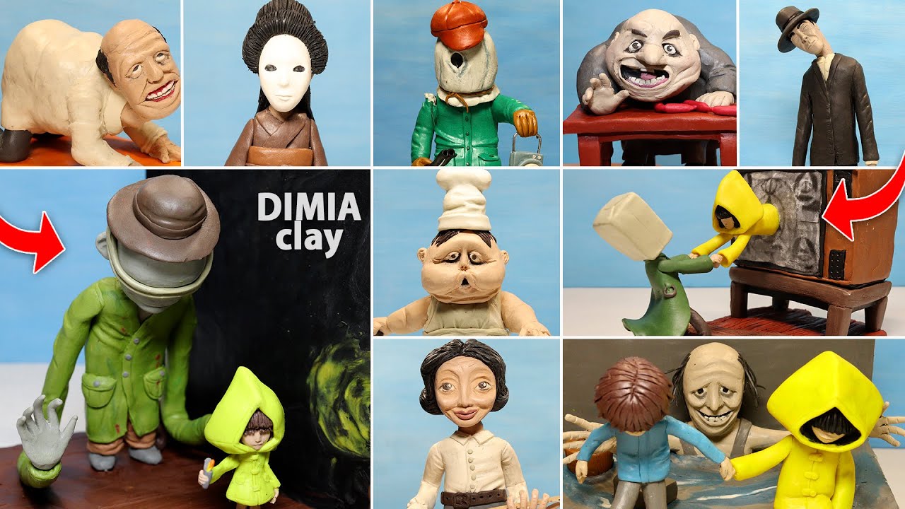 All characters of the game are Little nightmares made of plasticine