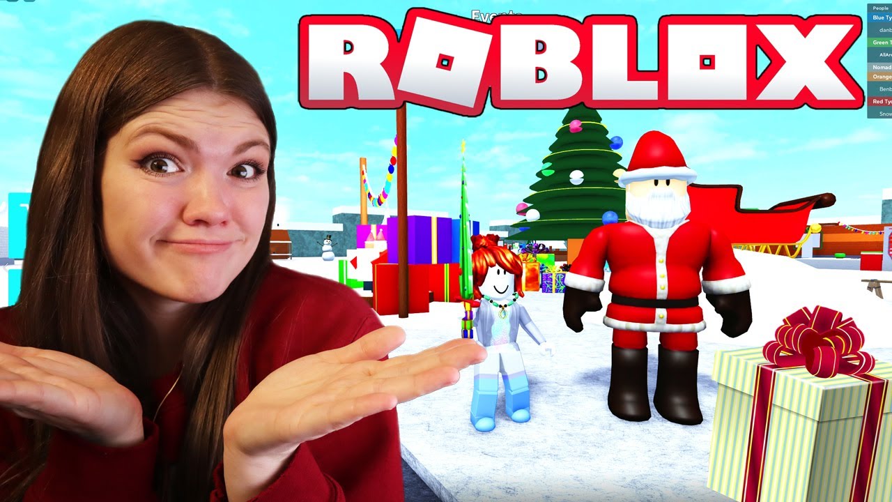 Playing the BEST Christmas Roblox Games!