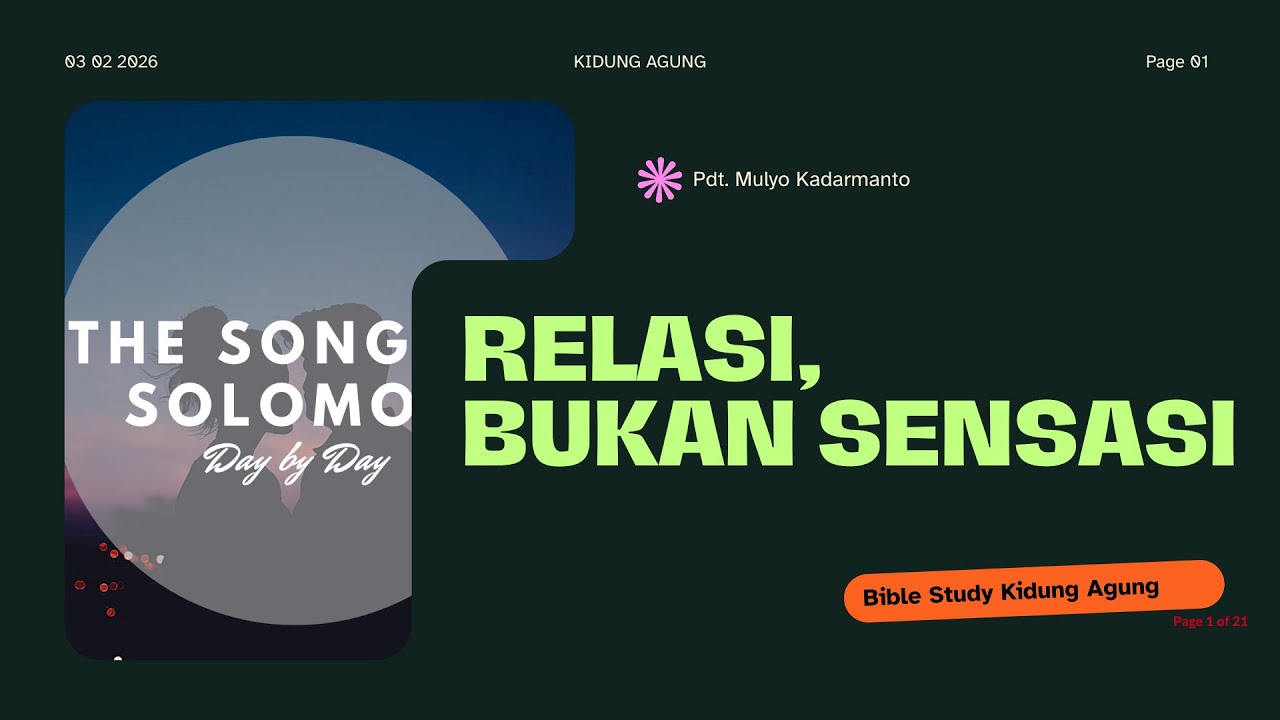 Relasi, Bukan Sensasi