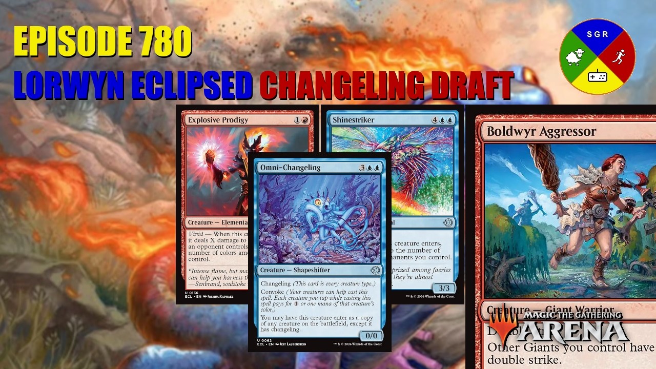 MTG Arena Run: Quick Draft of Lorwyn Eclipsed + Changeling Emblem: They Might Be Giants