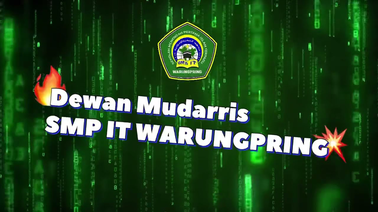 DEWAN MUDARRIS SMP ISLAM TERPADU WARUNGPRING