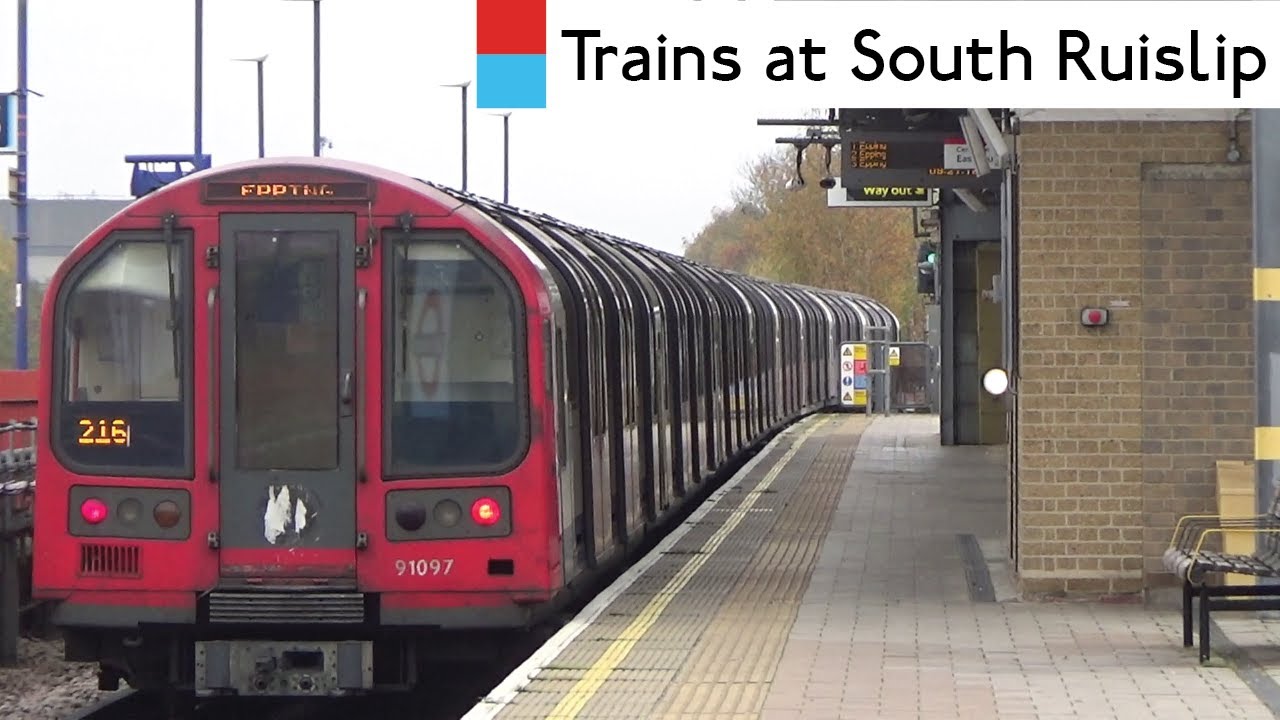 Chiltern And Central Line Trains At South Ruislip