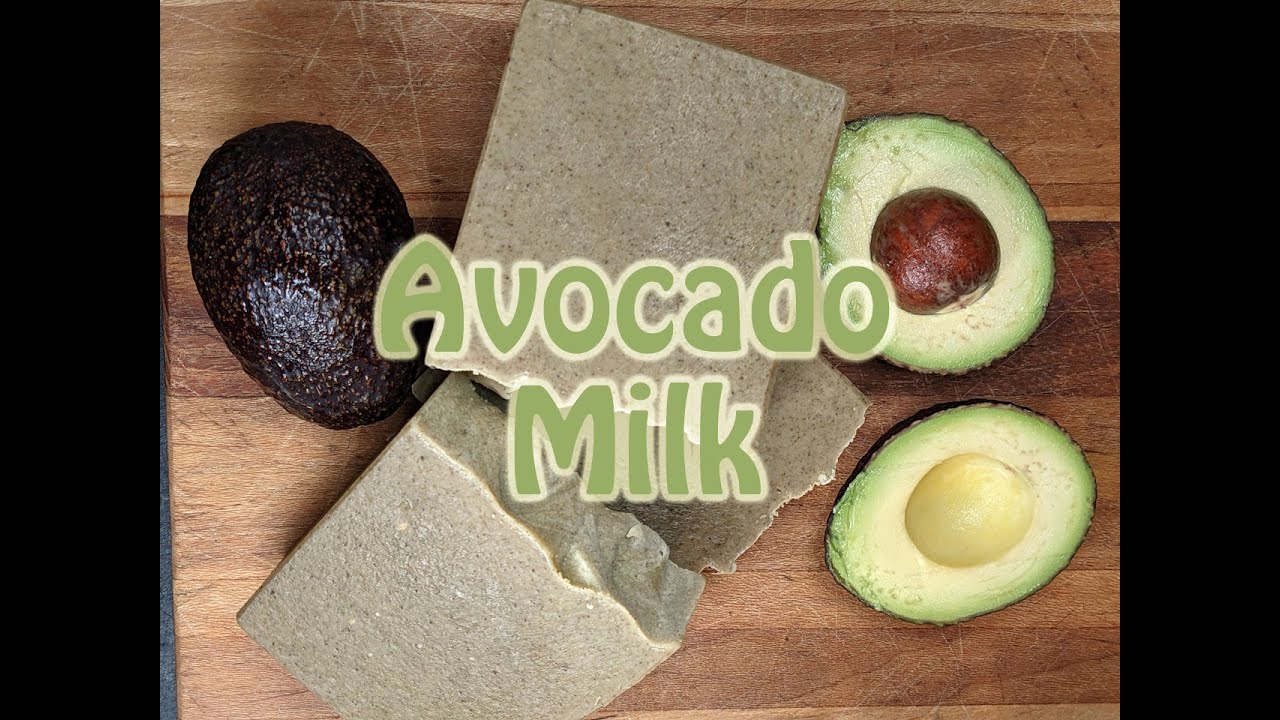 Making Avocado Milk Soap