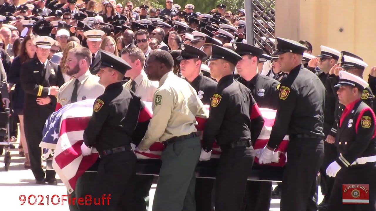 Funeral Procession for Fallen LAFD Firefighter Kelly Wong
