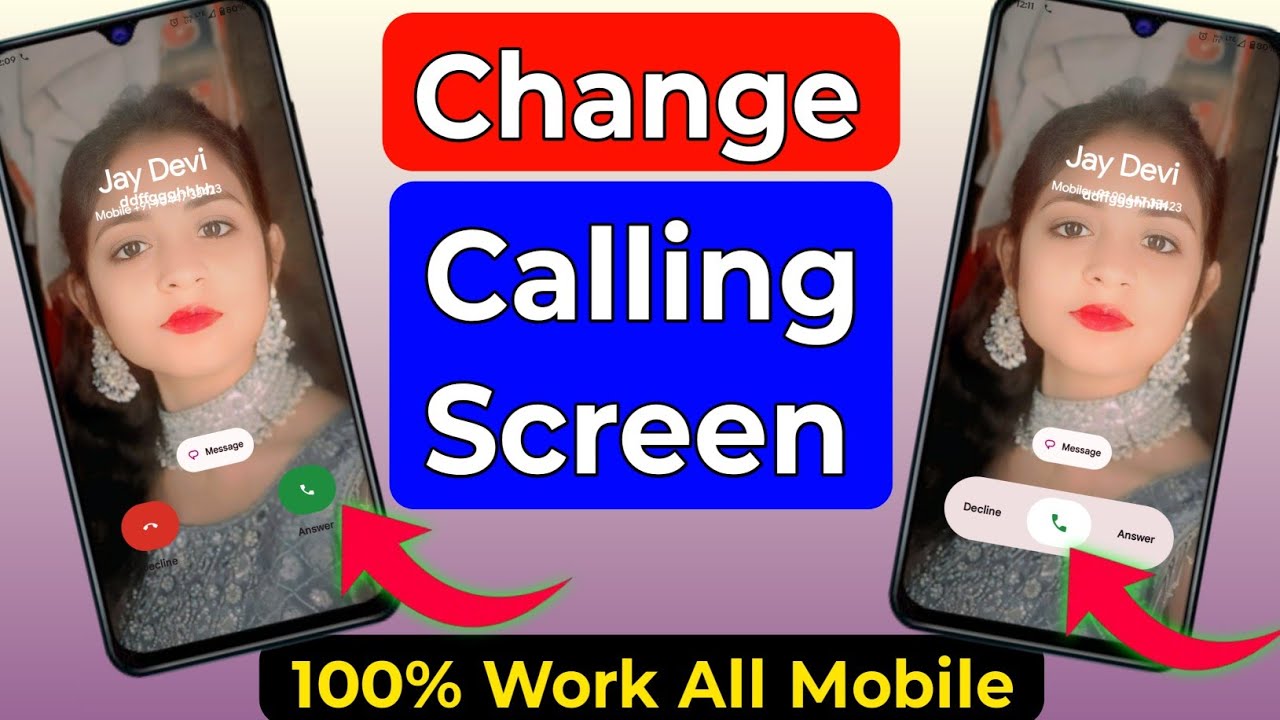 Call Screen Change ! How to change call screen in Android mobile ! Call Scr...