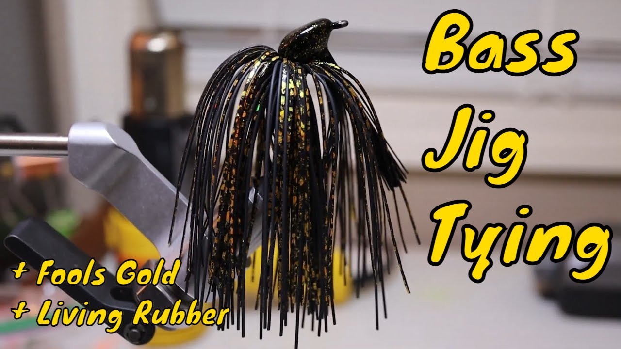 Bass Jig Tying: How To Make Your Own Bass Jigs | Fools Gold | Living Rubber Jigs