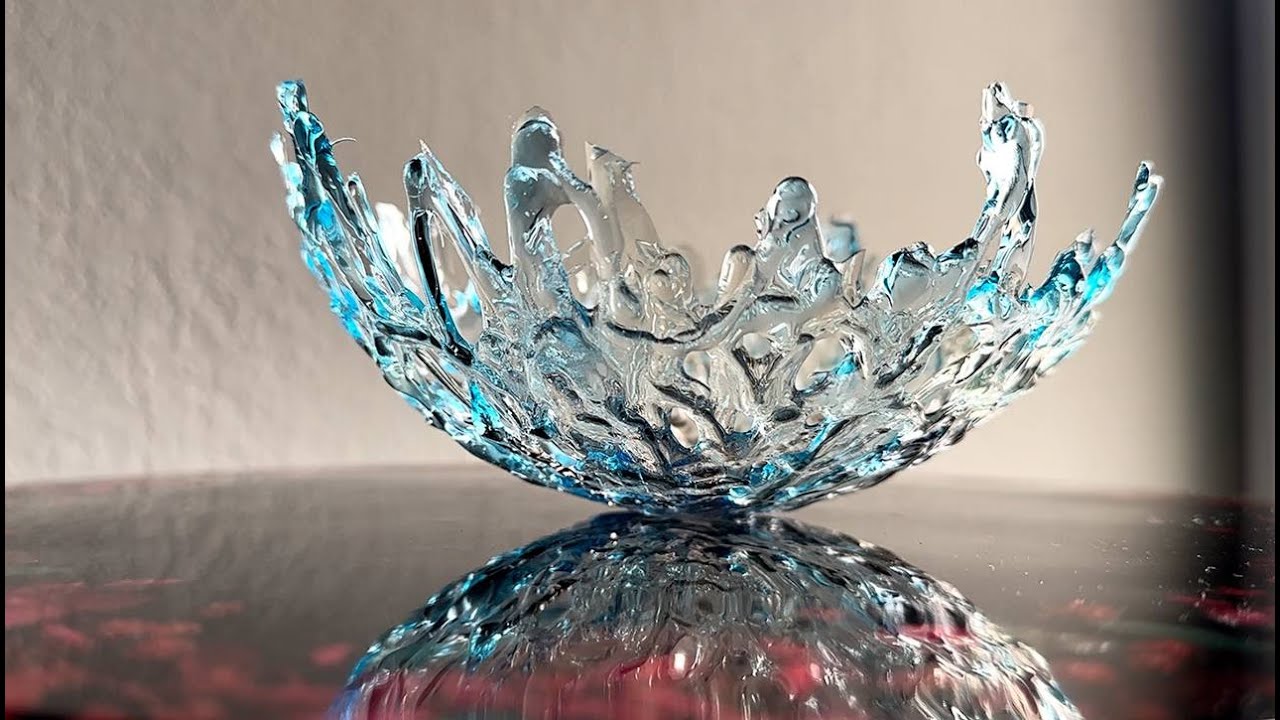 Создание красивого искусства из смолы с помощью простых техник