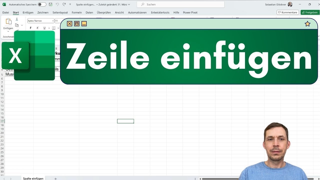 Excel: Zeile einf&uuml;gen leicht gemacht &ndash; So geht&rsquo;s!