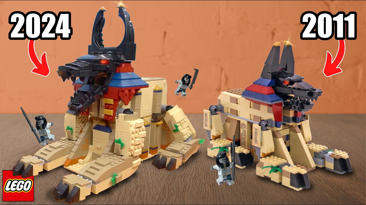 Я перестроил LEGO Сфинкса из «Приключений фараона».