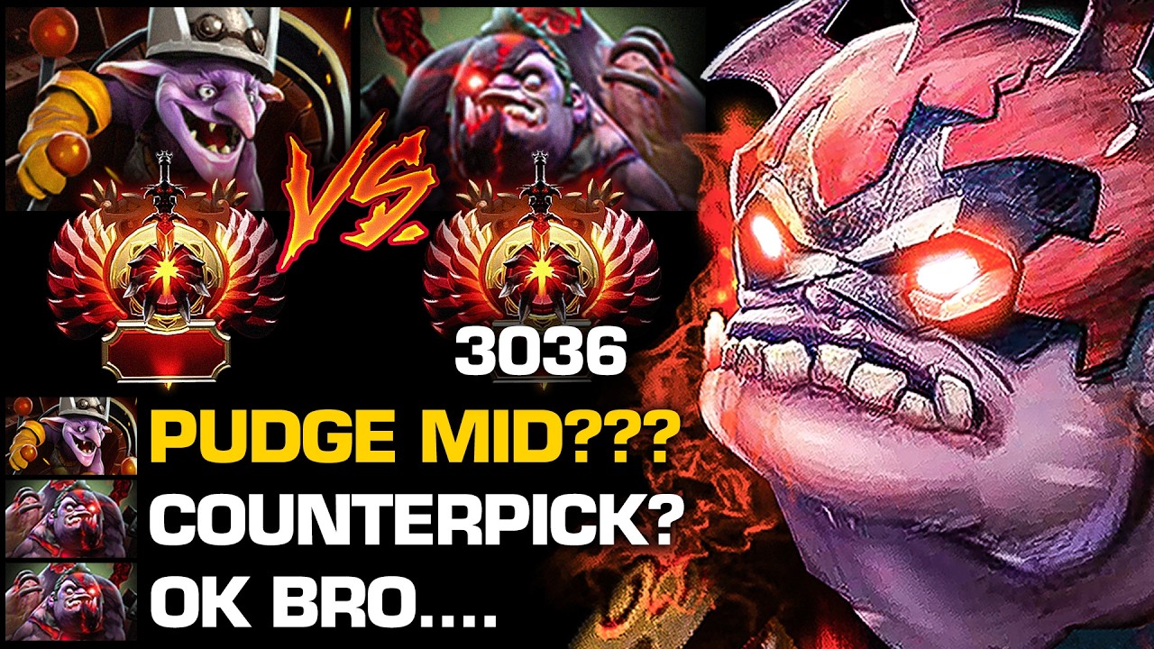 Pudge vs Timbersaw MID | Pudge Official