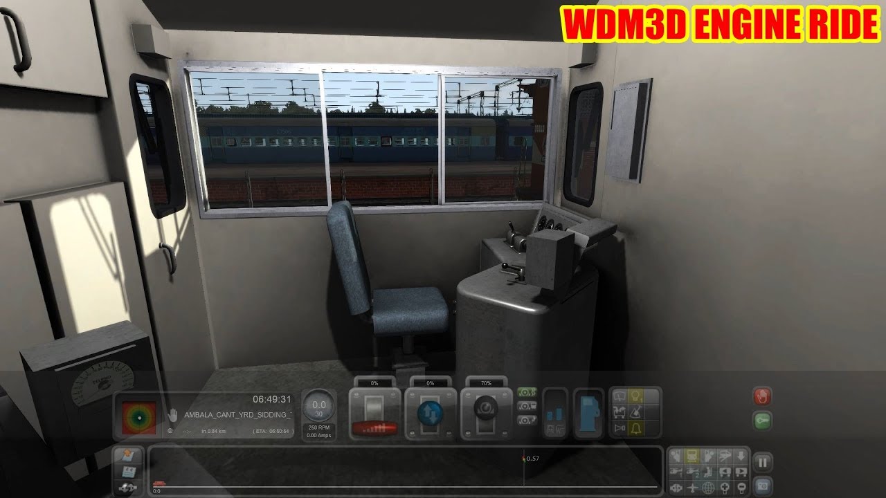 [IRFCA] Indian Railways Alco WDM3D Loco Cab Ride at 110 KMPH, Loco Pilot Operating the Loco