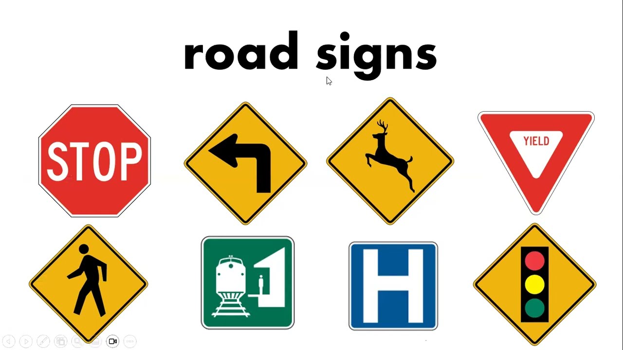 How to Read Road Signs ESL: Literacy and Beginner Adult English Vocabulary Practice