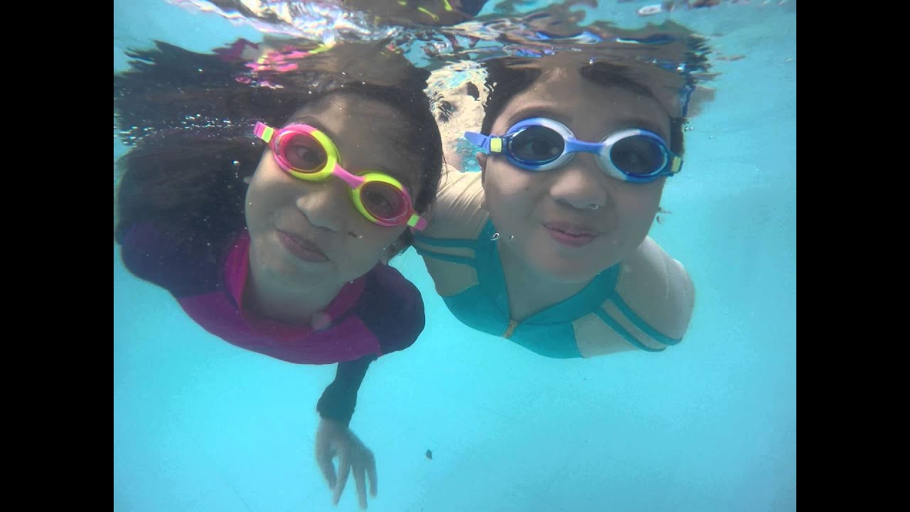 Children Swimming Trisha and KC 2 (May 2, 2015)