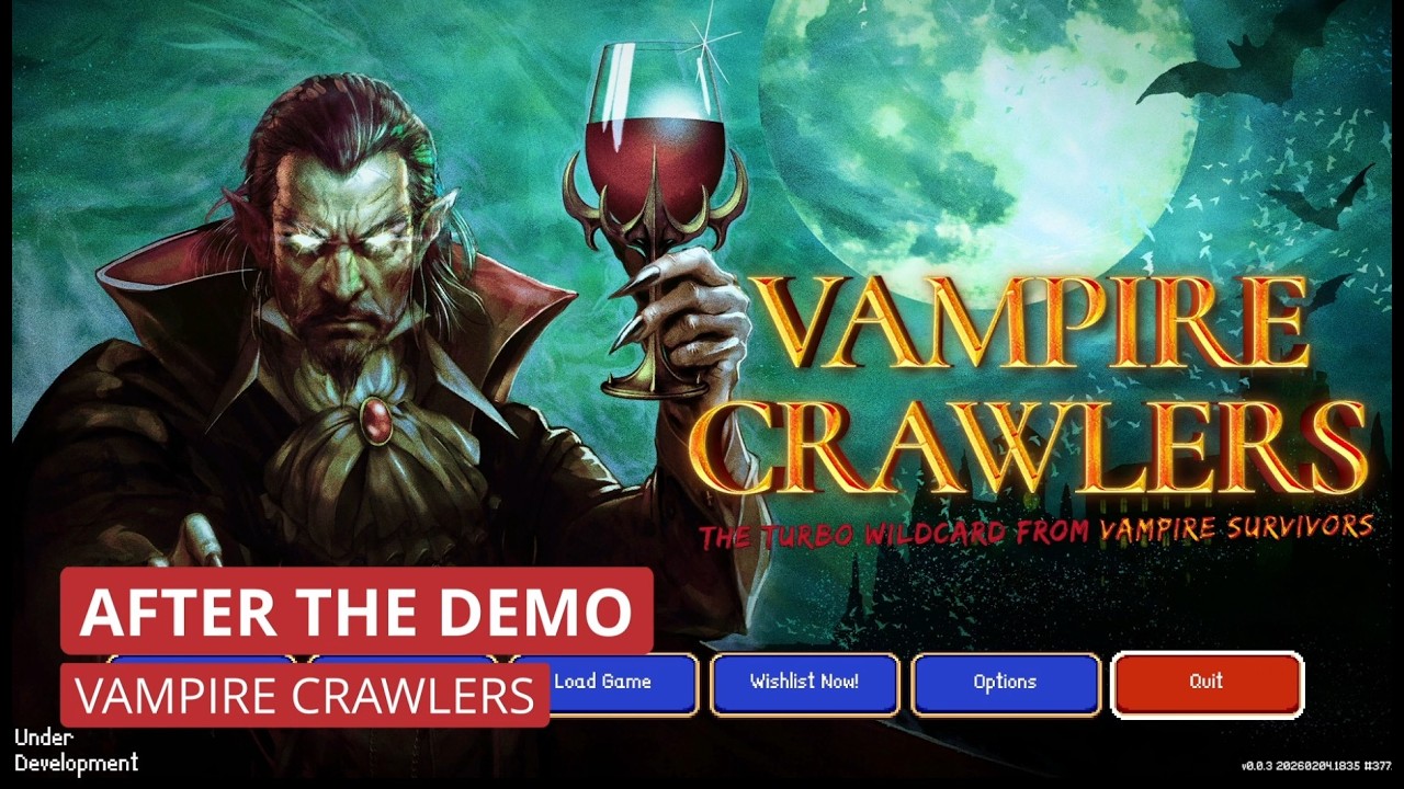 Vampire Crawlers Demo Solo Playthrough Review with After The Demo
