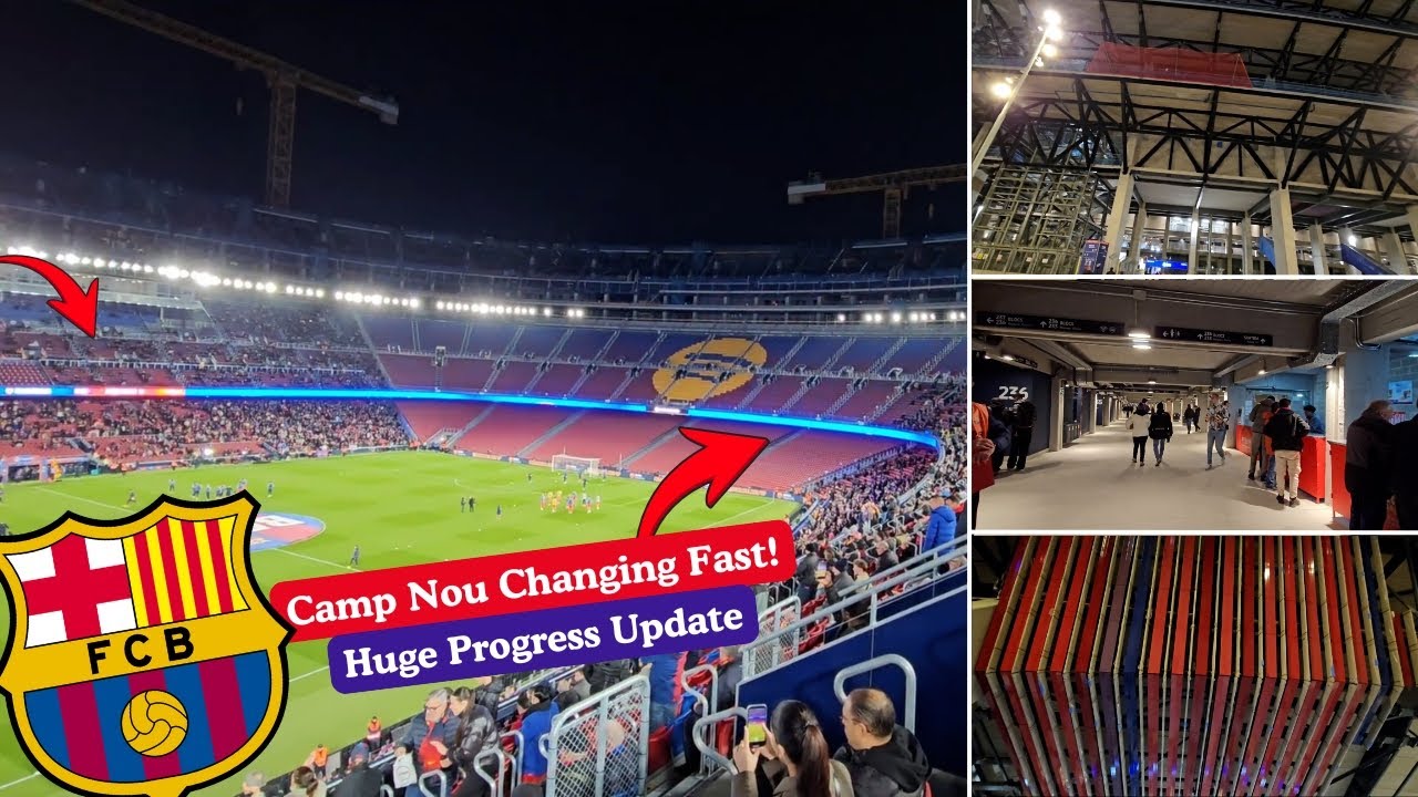 INSIDE Camp Nou! New Façade, North Goal Tiers & Tribuna Progress | MegaVerse Builds (Full Update)