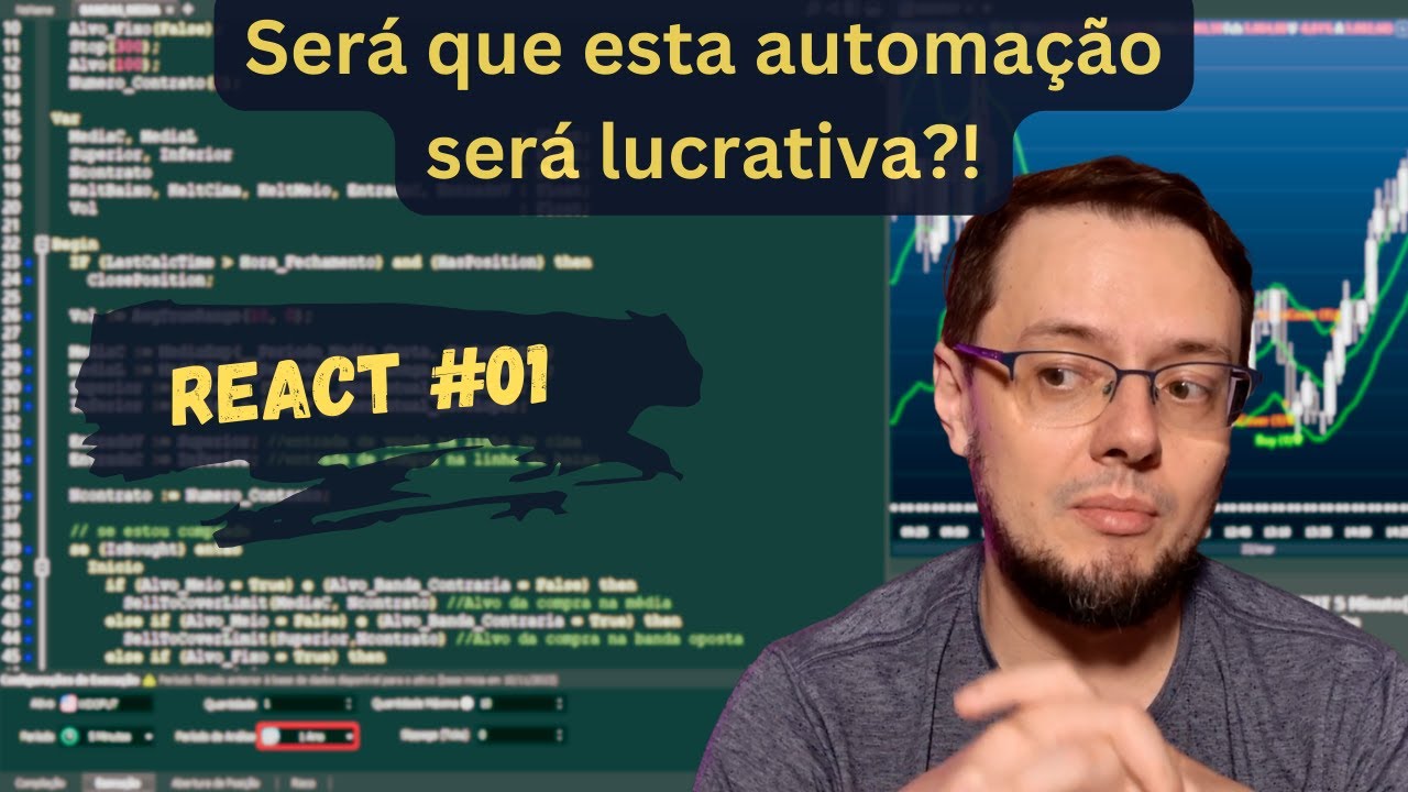 React #01 Pull backs em tendências no Profit. Analisando o código de um membro. #daytrade