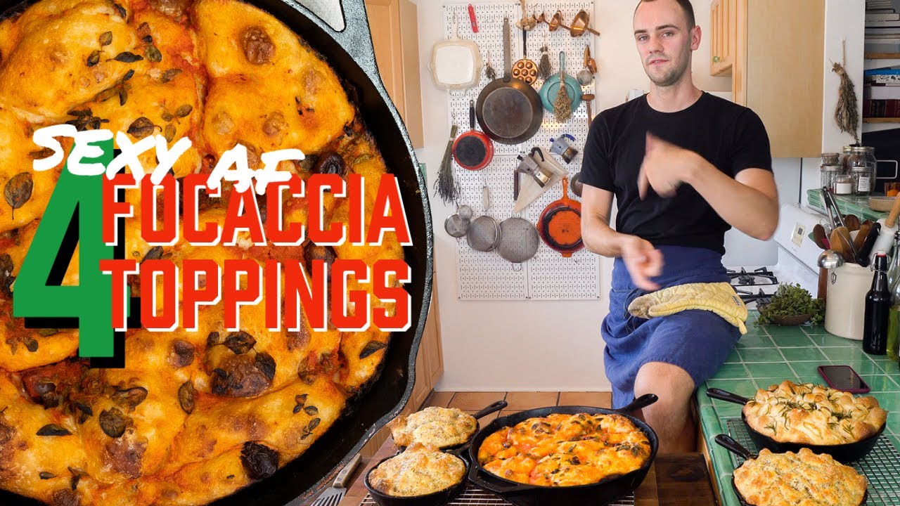 The best focaccia + 4 SEXY AF toppings