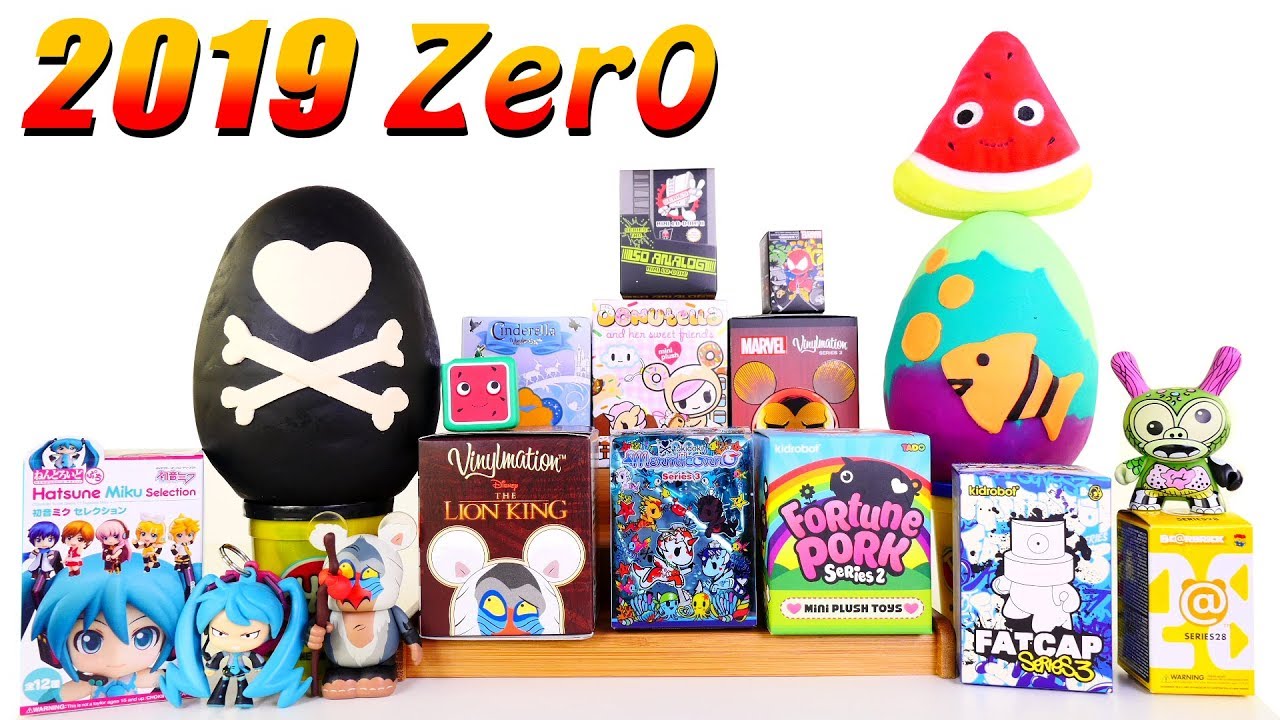 NEW 2019 Play Doh Surprise Eggs Blind Box Videos Tokidoki Kidrobot Lion King Vinylmations Toys
