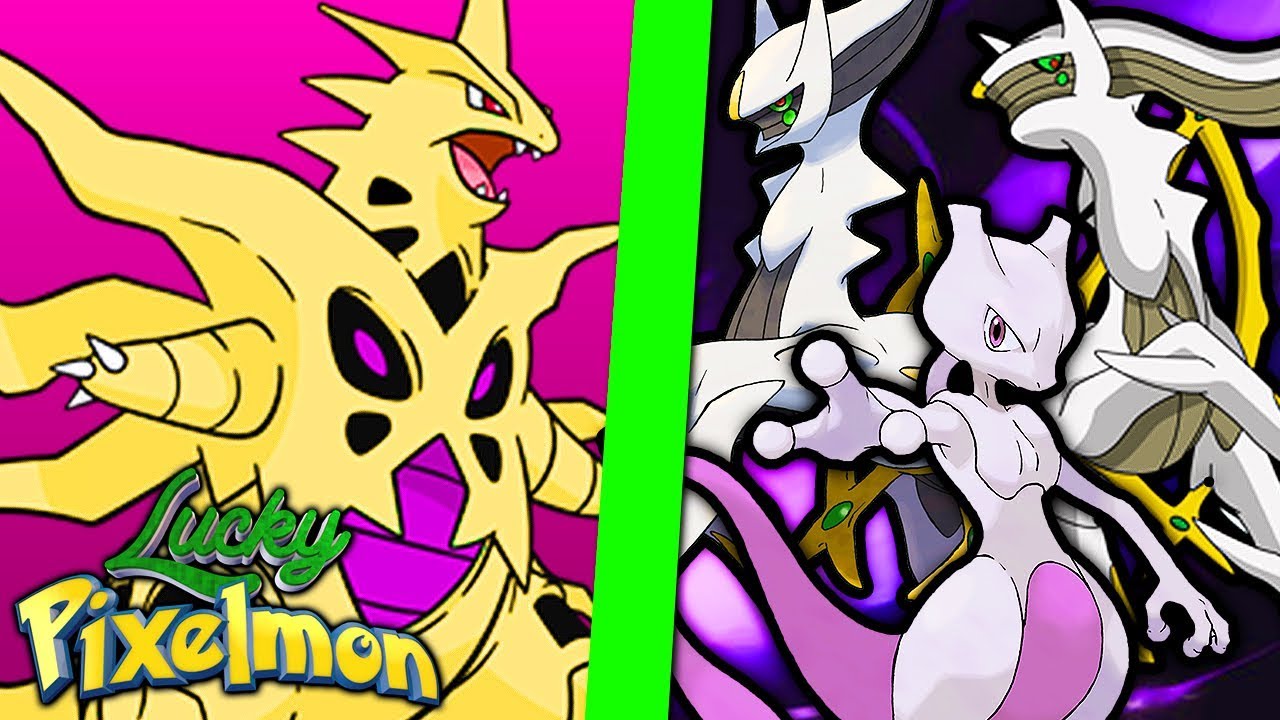Minecraft Lucky Pixelmon - MEGA TYRANITAR SHINY vs MEWTWO E 2 ARCEUS ! É POSSÍVEL VENCER ?!