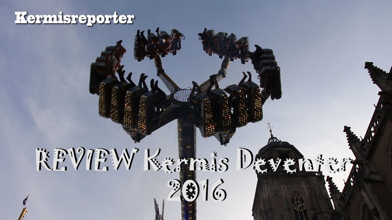 REVIEW Zomer kermis Deventer 2016 Drone beelden!!