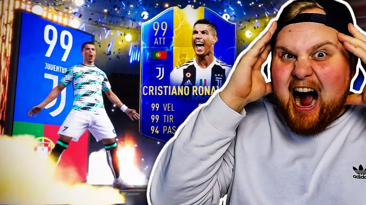 OMG FÅR 99 TOTS RONALDO!! *SJUKT PLAYERPICK* - FIFA 19 SVENSKA