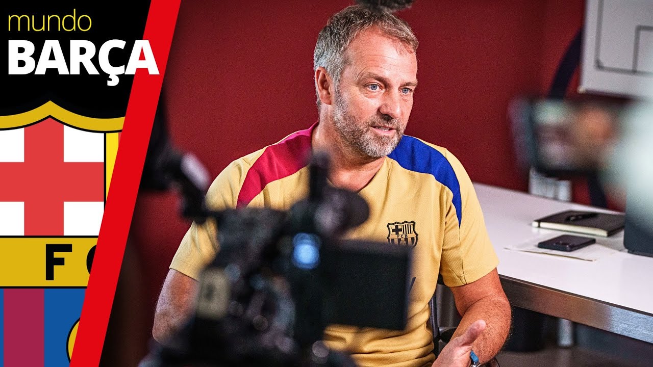 ENTREVISTA COMPLETA a HANSI FLICK, entrenador del BARÇA: 